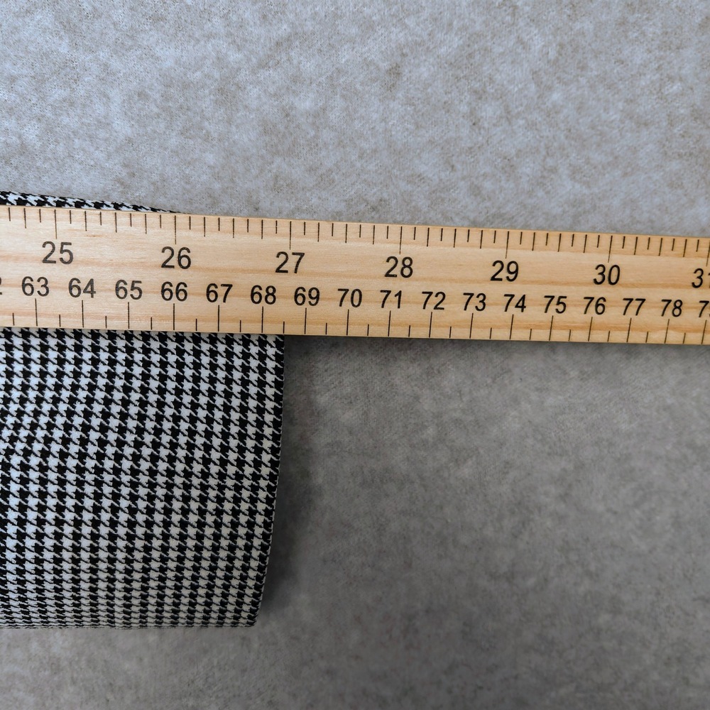 Theory Houndstooth Pants Classic Skinny Cropped Made in USA Size 4 - Picture 7 of 8